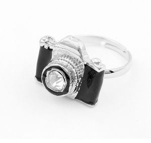 Кольцо "Фотоаппарат", цвет в ассортименте.