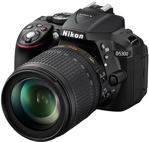 Цифровой фотоаппарат Nikon D5300 Kit 18-105 DX VR AF-S черный