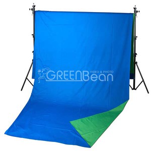Фон тканевый хромакей GreenBean Field 240 х 700 B/G синий/зеленый